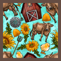 Farm Seamless Pattern Long Sleeve Tee | Teevron