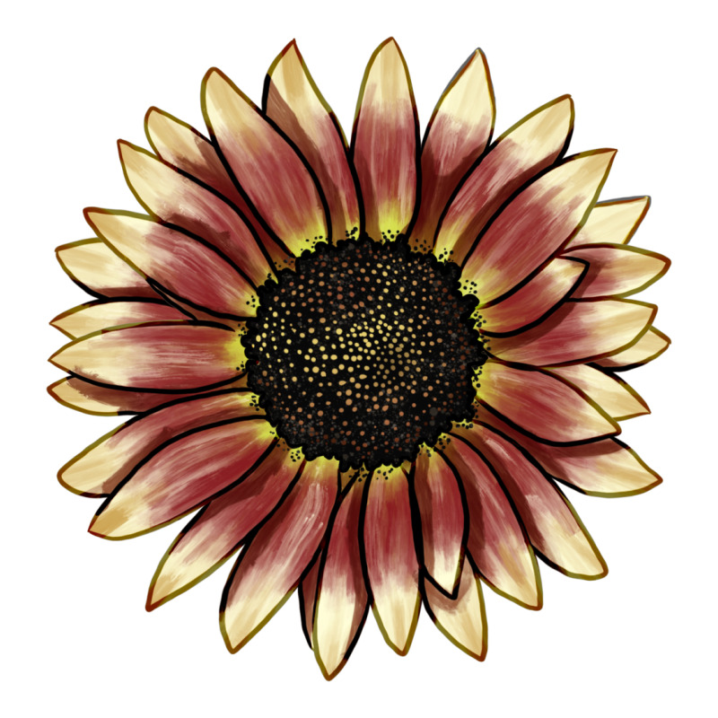 Strawberry Blonde Sunflower Zipper Hoodie by LillyAllenDesigns | Teevron