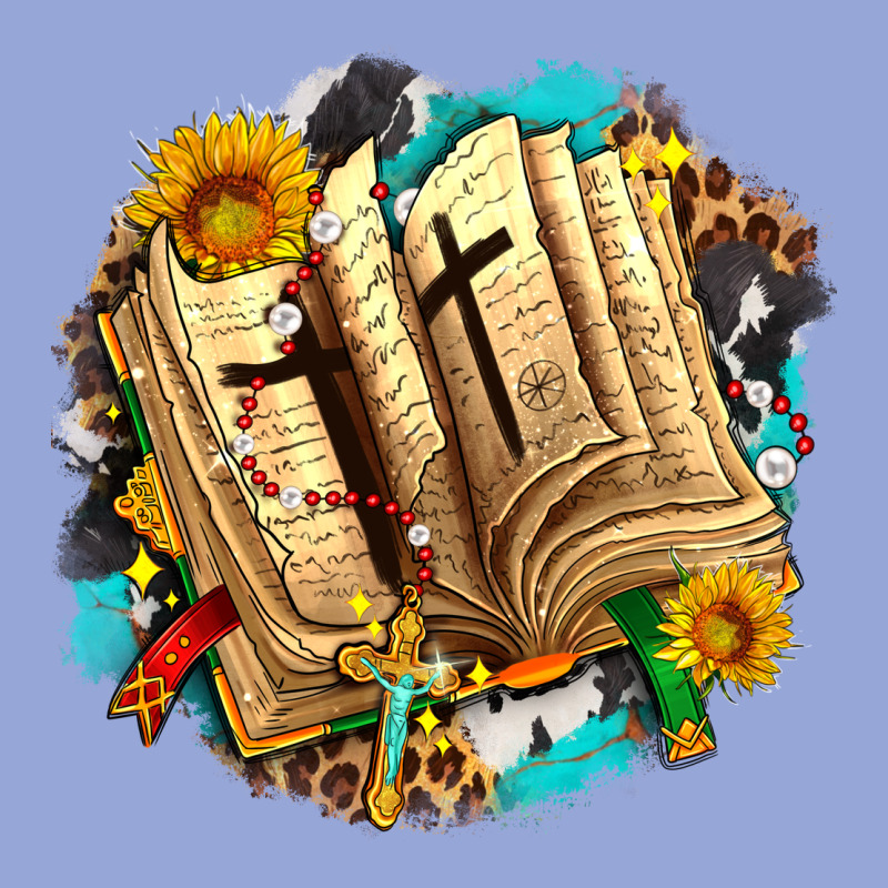Cross With Bible And Sunflowers Classic Tee by AdoDesignShop | Teevron