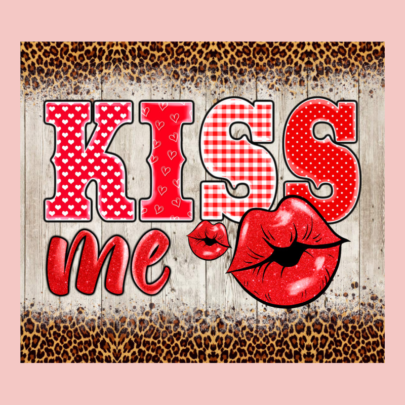 Valentine's Day Kiss Me Urban Heavy Tee by BarkalooDesign | Teevron