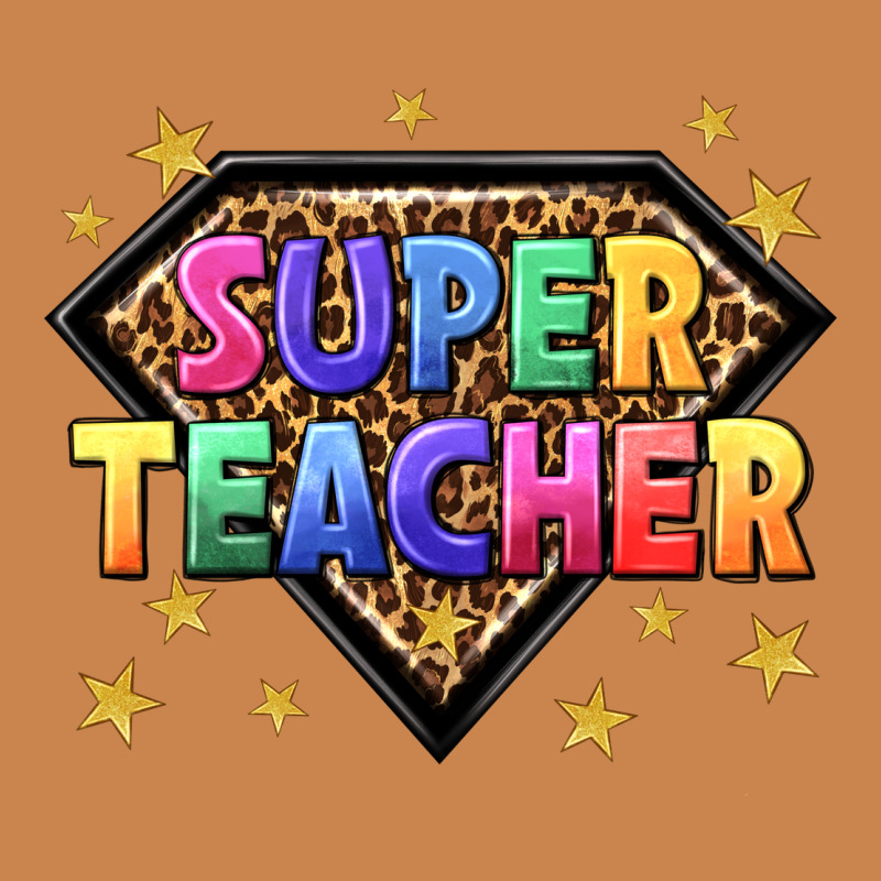 Super Teacher With Leopard Heavyweight Hoodie by NancyCooperArtShop | Teevron