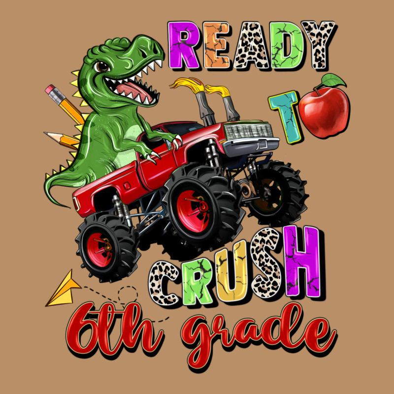 Ready To Crush 6th Grade Vintage Hoodie by Zillion Design Studio | Teevron