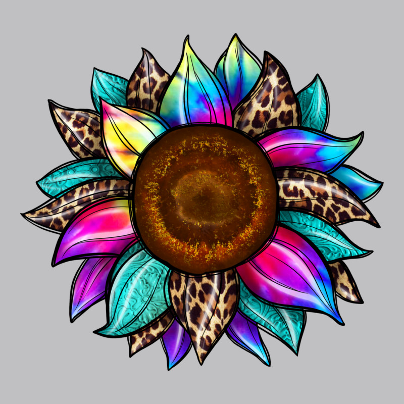 Sunflower Tie Dye Long Sleeve Tee by JahusDesignShop | Teevron