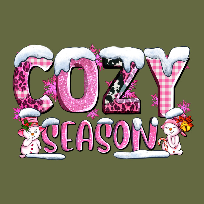 Pink Cozy Season With Snowman Ado Long Sleeve Tee by AdoDesignShop | Teevron