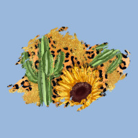 Cactus Leopard Sunflower Glitter  Patch Premium Hoodie | Teevron