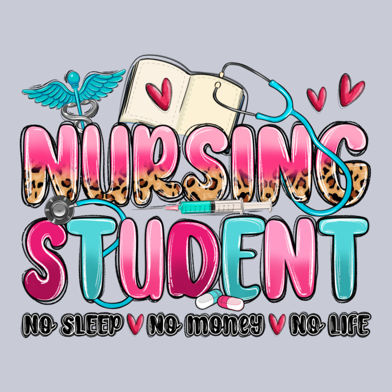 Nursing Student No Sleep No Money No Life Heavyweight Hoodie by MaliasSmallBusiness | Teevron