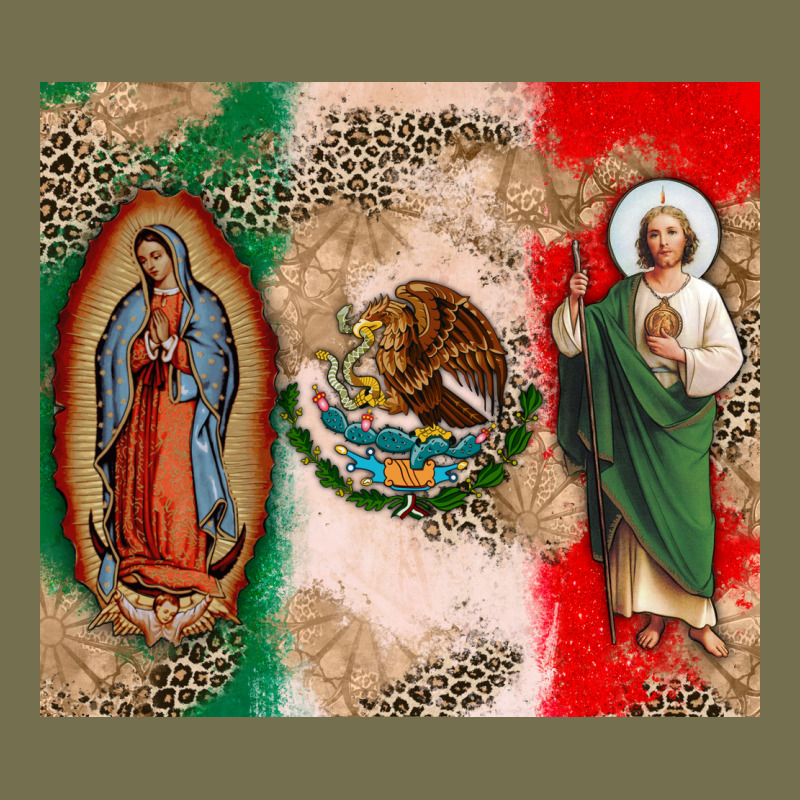 Virgin Mary And San Judas Vintage Hoodie by CTS Tumbler Store | Teevron
