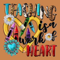 Teaching Is A Work Of Heart Heavyweight Hoodie | Teevron