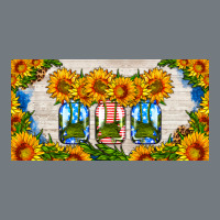 American Mason Jar Sunflower License Plate Heavyweight Sweatshirt | Teevron