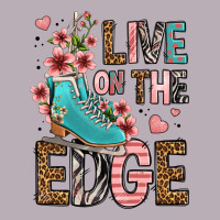 Live On The Edge Ice Skating Vintage Tee | Teevron