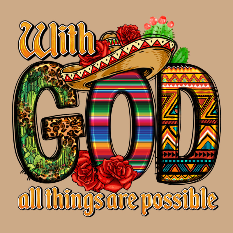 With God All Things Are Possible Vintage Hoodie by CTS Tumbler Store | Teevron