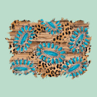 Gemstone Wood Leopard Background Premium Hoodie | Teevron