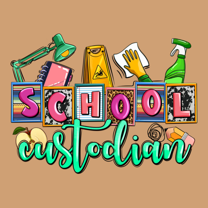 School Custodian Vintage Tee by AdoDesignShop | Teevron