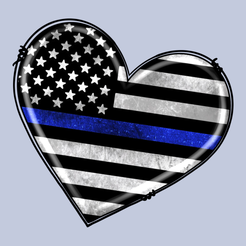 American Thin Blue Line Flag Long Sleeve Tee by Artiststas | Teevron