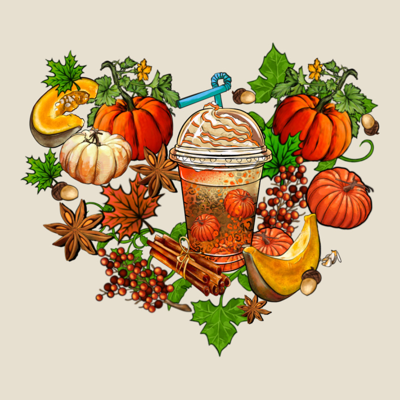 Fall Pumpkin Heart Urban Heavy Tee by AdoDesignShop | Teevron