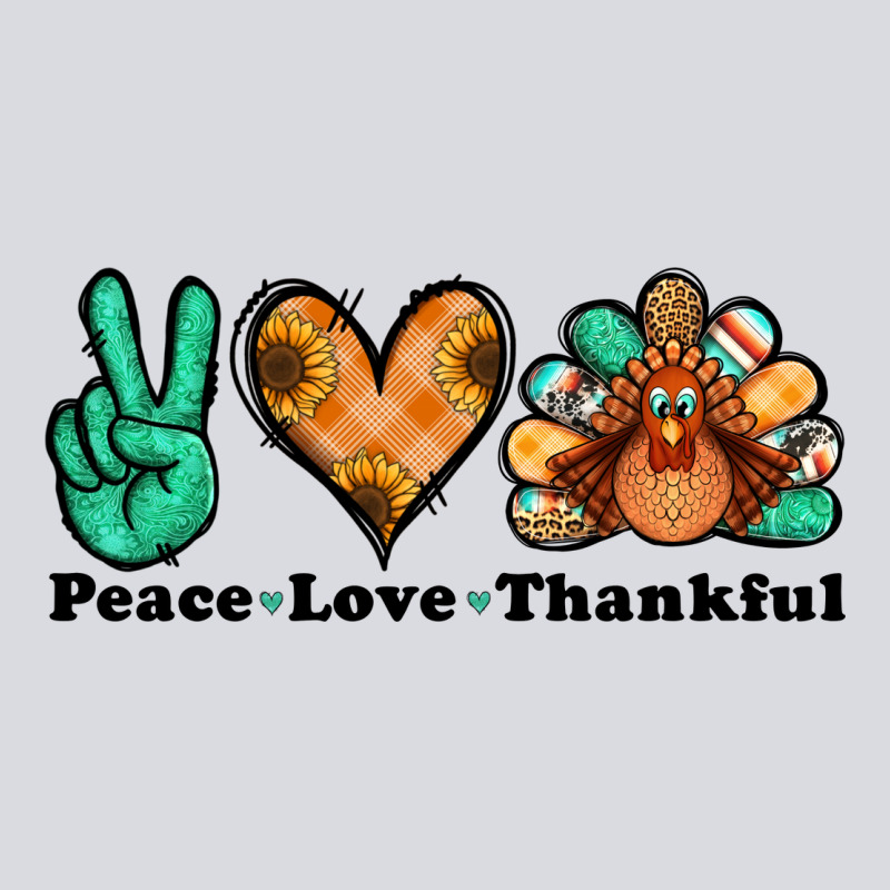 Peace Love Thankful Turkey Zipper Hoodie by Jasminsmagicworld | Teevron