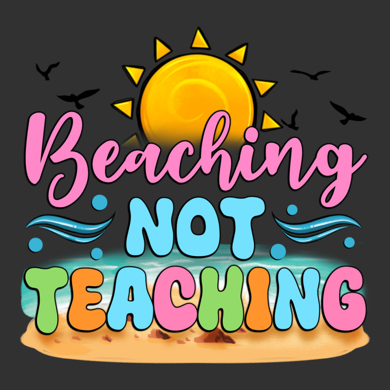 Beaching Not Teaching Black Back Urban Heavy Tee by JahusDesignShop | Teevron