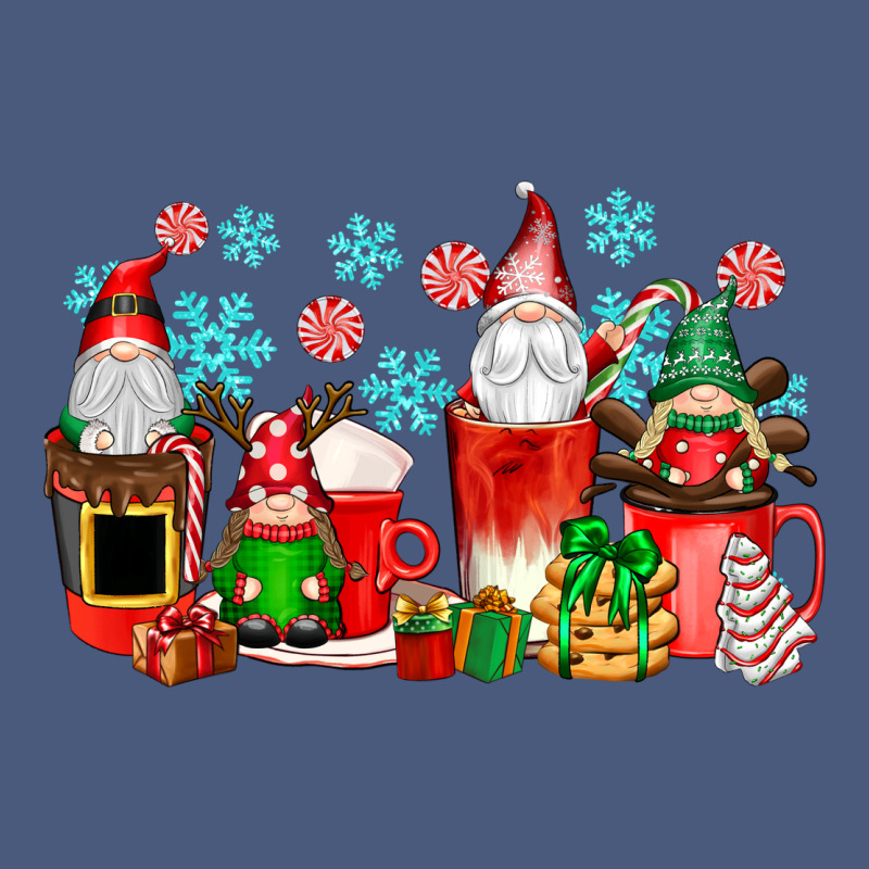 Christmas Gnomes Coffee Cups Vintage Hoodie by texasbilliewilder | Teevron