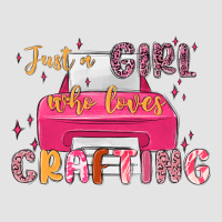 Just A Girl Who Loves Crafting Premium Sweatshirt | Teevron
