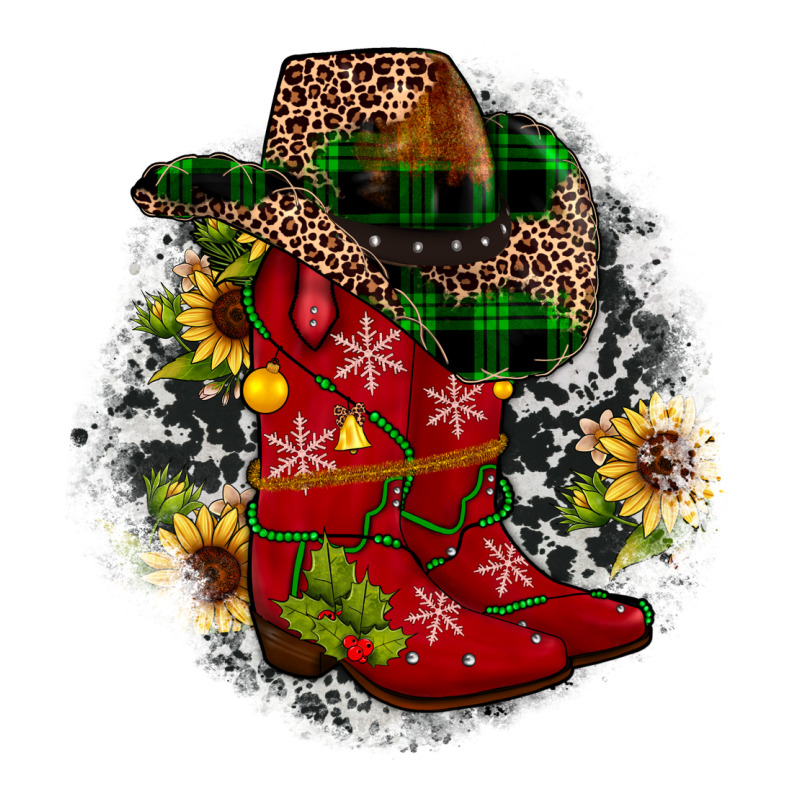 Christmas Cowboy Boots Classic Tee by JahusDesignShop | Teevron