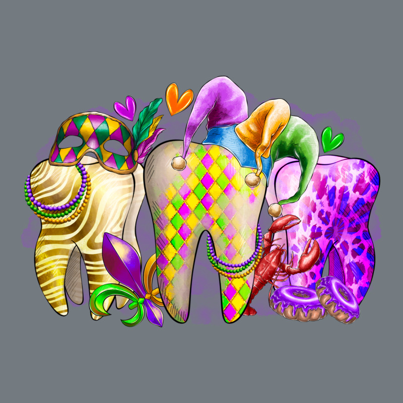 Mardi Gras Tooth Heavyweight Sweatshirt by RacoonDesign | Teevron