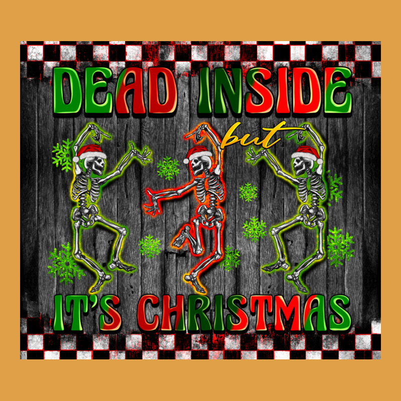 Dead Inside But It's Christmas Dancing Skeletons Premium Hoodie by BarkalooDesign | Teevron