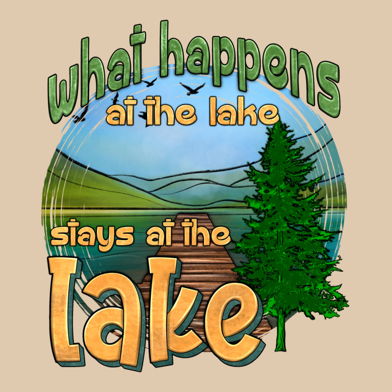 What Happens At The Lake Stays At The Lake Heavyweight Sweatshirt by HRA Design Shop | Teevron