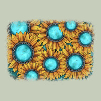 Sunflower Gemstone Background Long Sleeve Tee | Teevron
