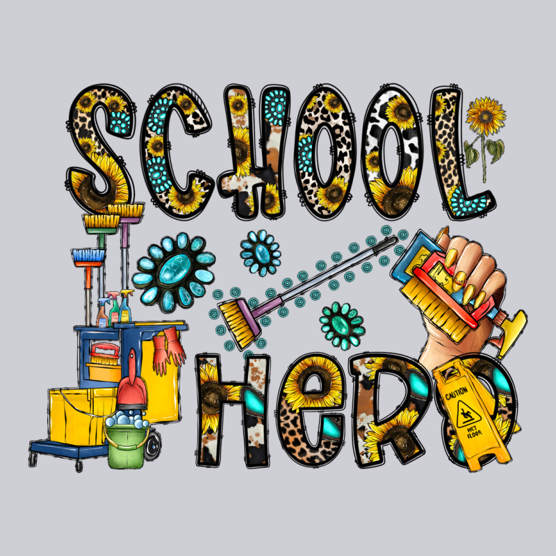School Hero Heavyweight Sweatshirt by CowhideDigitalArt | Teevron