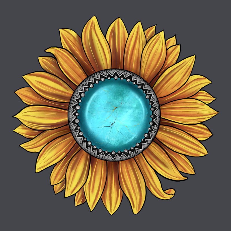 Sunflower Gemstone Long Sleeve Tee by JahusDesignShop | Teevron