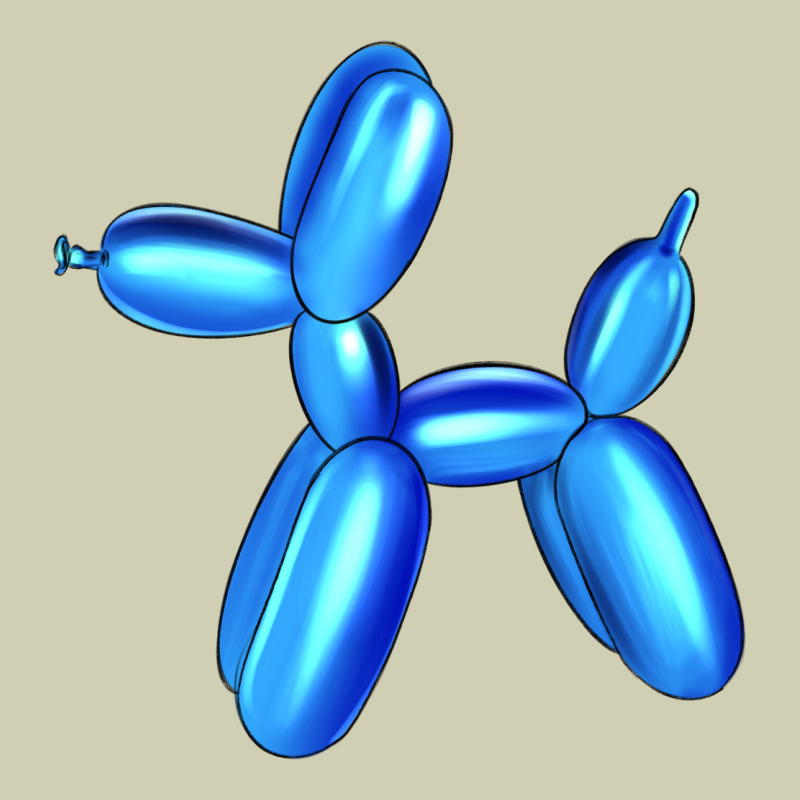 Blue Dog Balloon Heavy Core Tee by Artiststas | Teevron