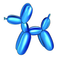 Blue Dog Balloon | Teevron
