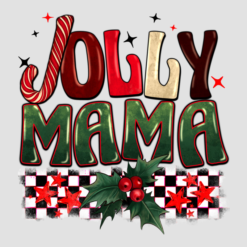 Christmas Jolly Mama Premium Hoodie by BarkalooDesign | Teevron