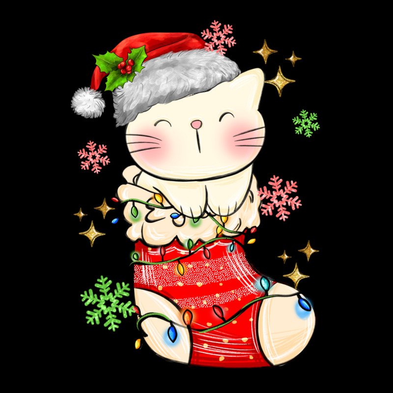 Christmas Cat In Premium Sweatshirt by MaliasSmallBusiness | Teevron