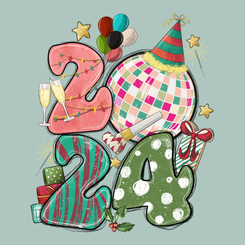 2024 Happy New Year Premium Sweatshirt by MaliasSmallBusiness | Teevron