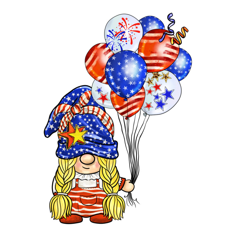 Patriotic Gnome Balloon Premium Tee by BarkalooDesign | Teevron