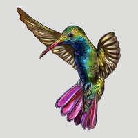 Flying Ruby Throated Hummingbird Zipper Hoodie | Teevron