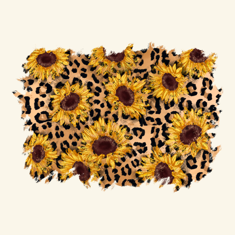 Sunflower Leopard Background Premium Hoodie by AdoDesignShop | Teevron