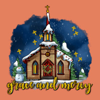 Christmas Church And Snow Grace And Mercy Classic Tee | Teevron
