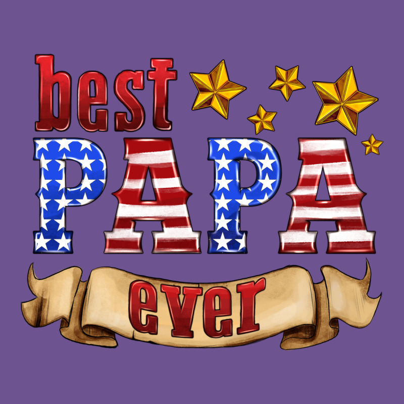 Best Papa Ever Vintage Tee by HRA Design Shop | Teevron