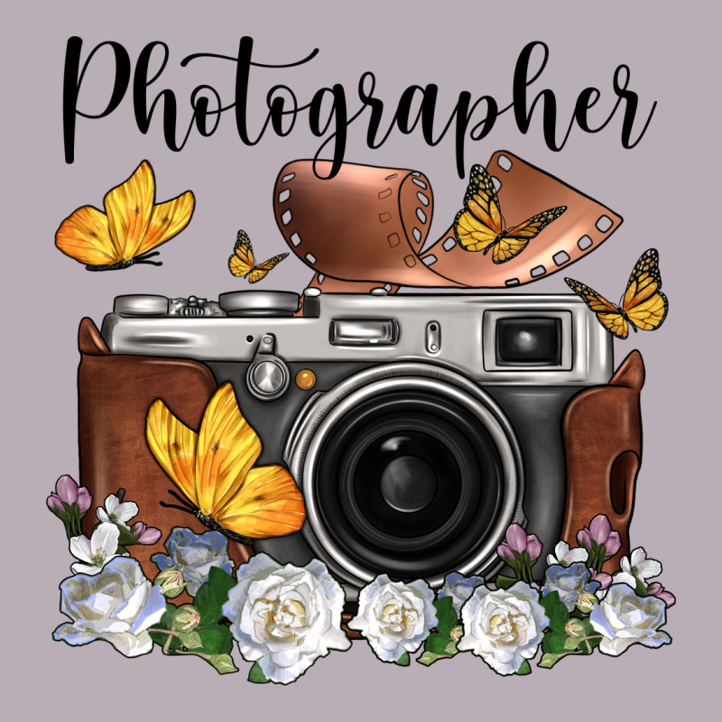 Photographer Floral Butterfly Film Roll Vintage Camera Vintage Tee by FaDigitalArtStudio | Teevron