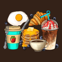 Breakfast Coffee Cups Heavy Core Tee | Teevron