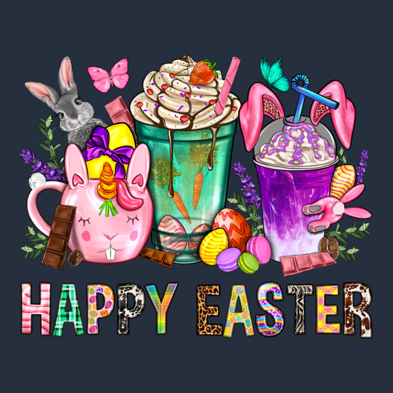 Happy Easter Coffee Cups With Bunny Zipper Hoodie by NancyCooperArtShop | Teevron
