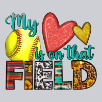 My Heart Is On That Field Softball Heavyweight Sweatshirt | Teevron