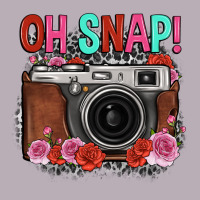 Oh Snap Rose Grey Leopard Vintage Camera Vintage Tee | Teevron