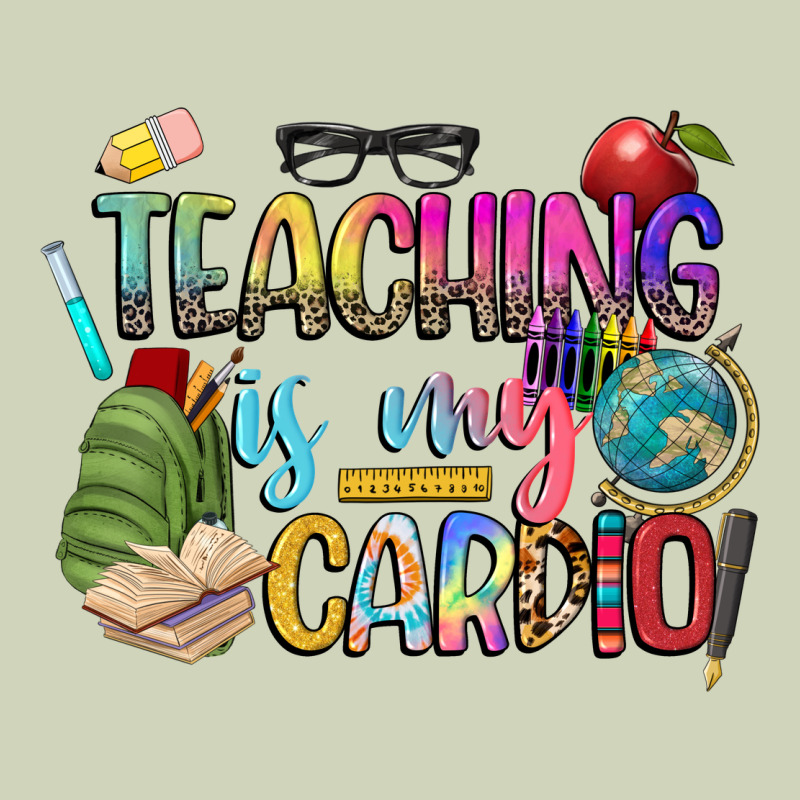 Teaching Is My Cardio Heavyweight Hoodie by NancyCooperArtShop | Teevron