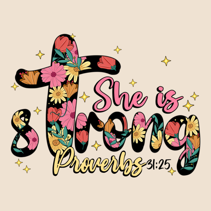 She Is Strong Proverbs 31 25 Urban Heavy Tee by JahusDesignShop | Teevron