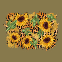 Cactus Leopard Sunflower Glitter Background Premium Hoodie | Teevron