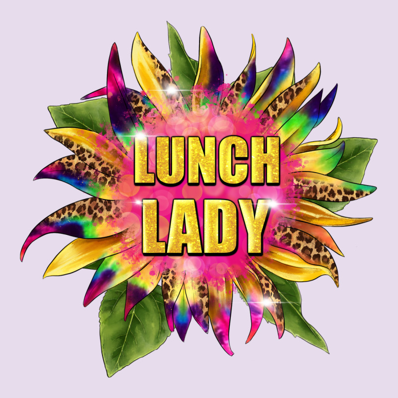 Lunch Lady Tie Dye Sunflower Premium Hoodie by BarkalooDesign | Teevron