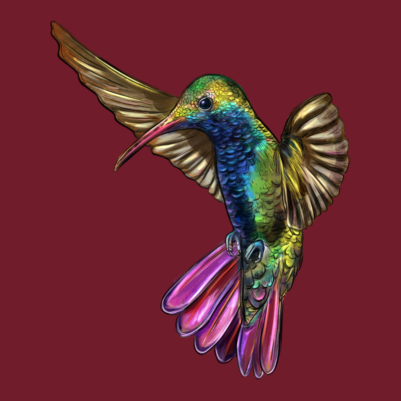 Broad Billed Hummingbird Zipper Hoodie by LillyAllenDesigns | Teevron